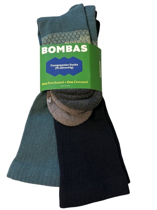 Bombas Other - Bombas Compression Socks 15-20mmHg Large Multi-Color Midweight
